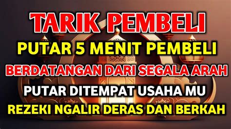 TARIK PEMBELI CUKUP PUTAR 5 MENIT PEMBELI LANGSUNG BERDATANGAN JUALAN