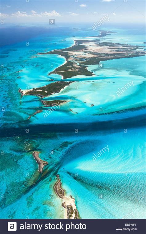 Download This Stock Image Aerial View Exuma Bahamas America