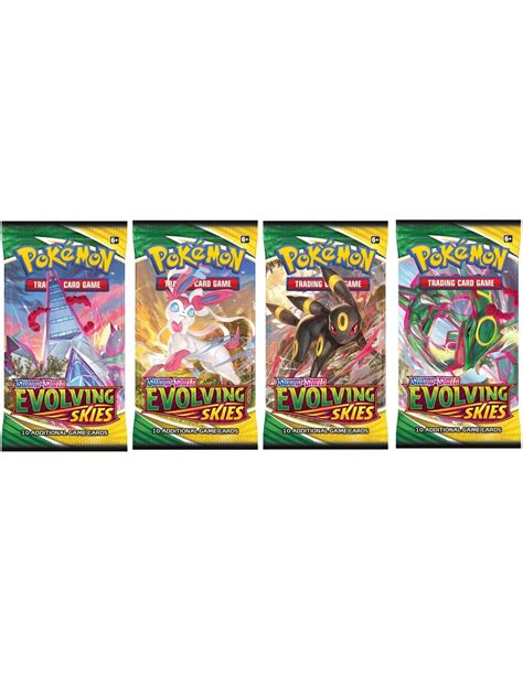 Sobre Pokemon Colección Espada y Escudo Cielos Evolutivos Evolving