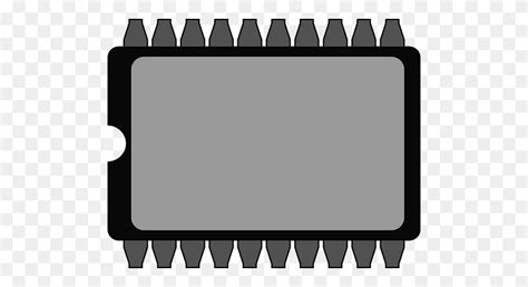 Bios Chip Vector Clip Art Computer Chip Clipart Flyclipart