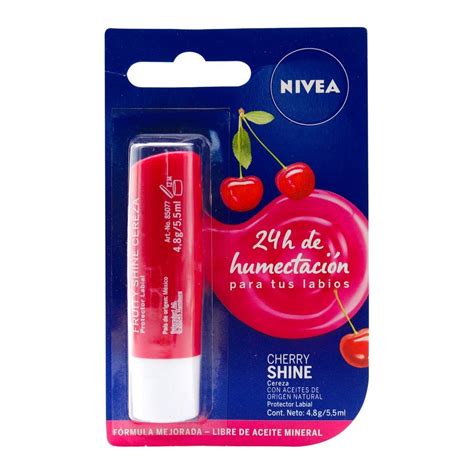 Protector Labial Nivea Fruity Shine Cer Gr Farmaster Droguer As