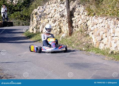 Soapbox Race Organized in the Village of Tornac Editorial Stock Photo ...