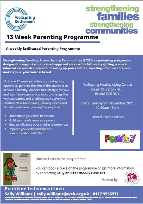 Strengthening Families Strengthening Communities Programme Fairfield