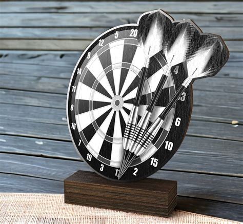 Sierra Classic Darts Real Wood Trophy | Trophy Monster