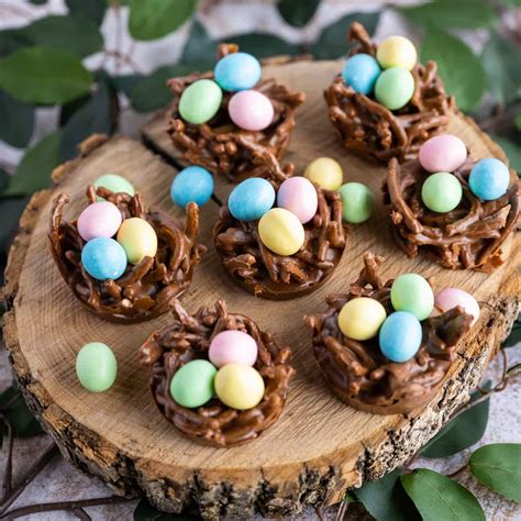 Bird S Nest Easter Treats No Bake Recipe Cart