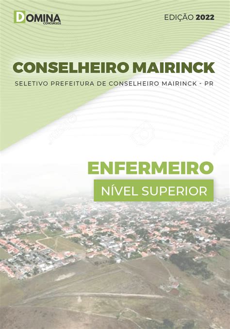 Apostila Pref Conselheiro Mairinck PR 2022 Enfermeiro