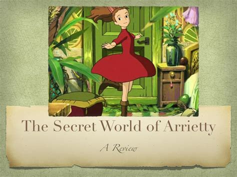 The Secret World Of Arrietty Ghibli Wiki Fandom 52 Off