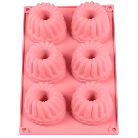 Forma Cupcake De Silicone Para Furos Mini Bolo Pudim Sobremesa