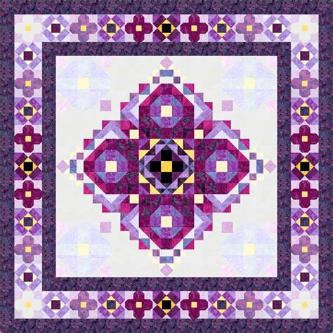 Forget Me Not Tourmaline Thyme Quilts