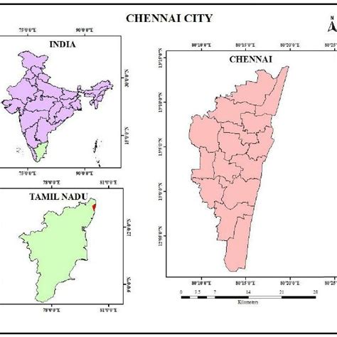 Study Area Map (Chennai City) | Download Scientific Diagram