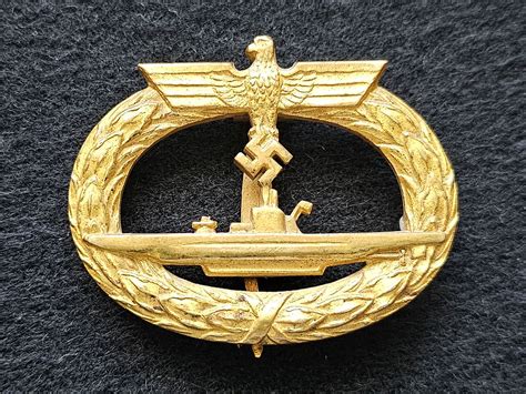 Kriegsmarine U Boat Badge By Schwerin Edwardmilitaria