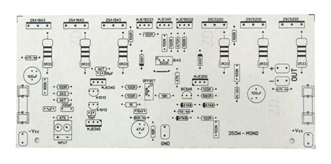 10 X Placa Lisa Para Montar Amplificador 400w Mono Fonte