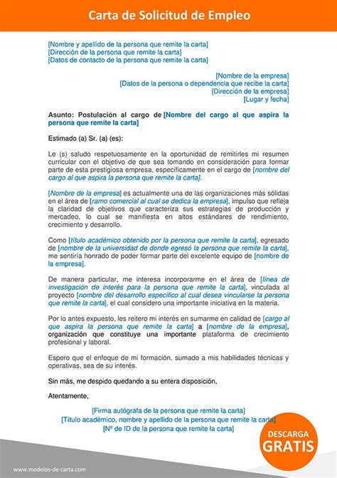 Ejemplo De Oficio De Solicitud De Empleo Cartadesolicitud