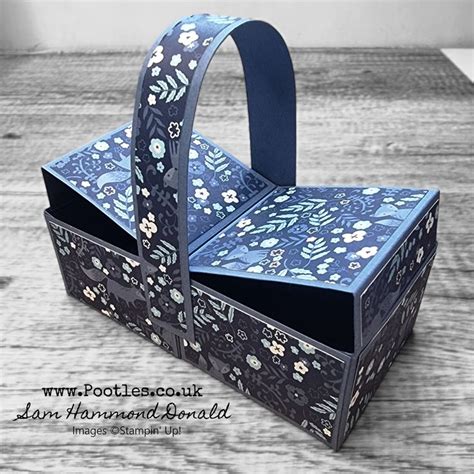 Youtube Tutorial How To Make A Picnic Basket From Cardstock