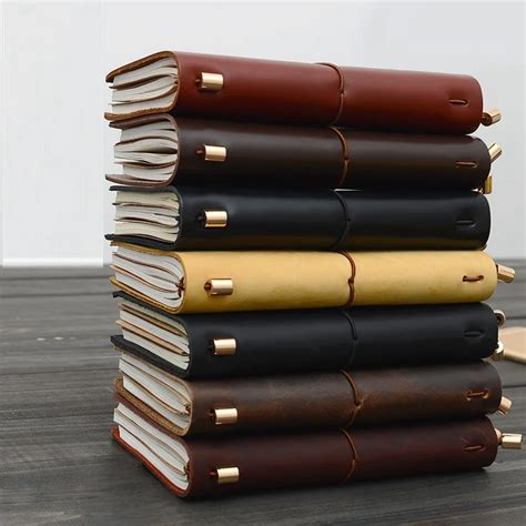 Aliexpress Buy Vintage Leather Traveler S Journal Notebook B