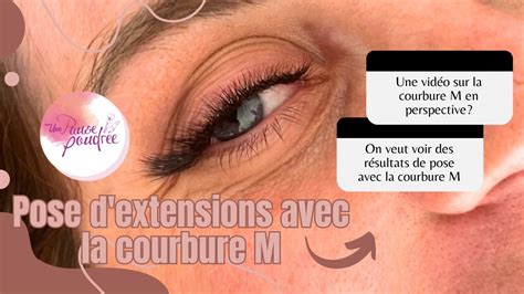 R Sultat D Une Pose D Extensions De Cils Avec La Courbure M Youtube