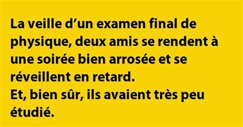 La veille dun examen Blagues et les meilleures images drôles