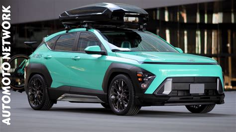 Hyundai Unveils The Stylish Kona Jayde Concept At Sema Show Youtube