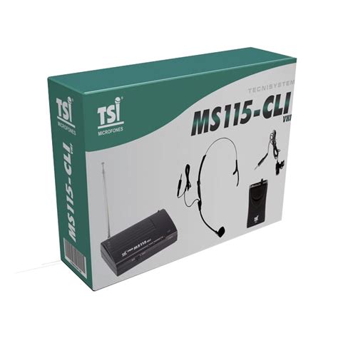 Microfone Sem Fio Headphone VHF MS115 CLI TSI KEEPSOUND Loja De