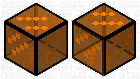 Orange Stained Glass Minecraft Mob Skin