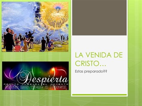 La Venida De Cristo Ppt