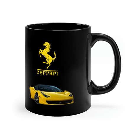 Ferrari Mug Ferrari Lovers Racing Mug Car Lovers Coffee Etsy