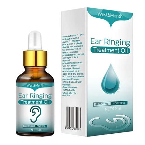 10ml Ear Ringing Relieving Ear Drops Natural Herbs Ear Wax Removal Oil