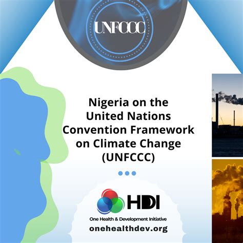 Nigeria promoting the UNFCCC - One Health and Development Initiative (OHDI)