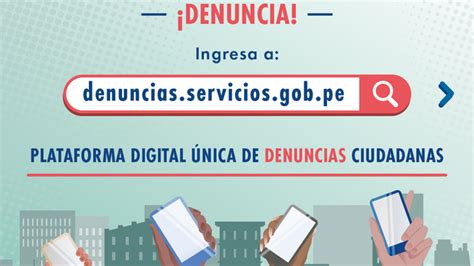 Plataforma Digital única De Denuncias Ciudadanas Noticias