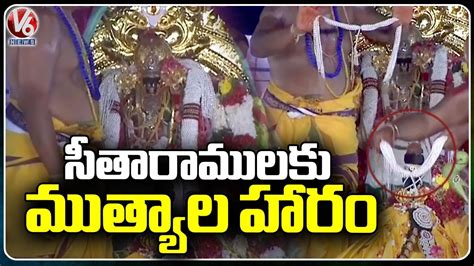 Mutyala Haram For Sita Rama Sita Rama Kalyanam At Bhadrachalam Sri