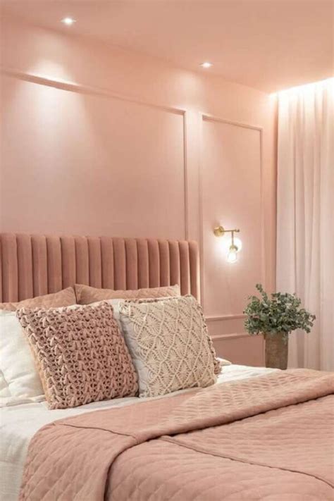 Cabeceira Rosa Dicas de Decoração 48 Modelos para se Inspirar