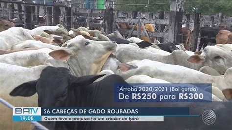 Fazendeiro Tem Preju Zo De Quase R Mil Ap S Ter Cabe As De Gado