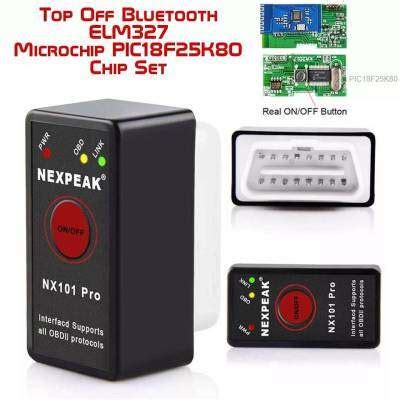 OBD2 NEXPEAK NX101 Pro ELM327 V1.5 Bluetooth OBD2 with Microchip ...