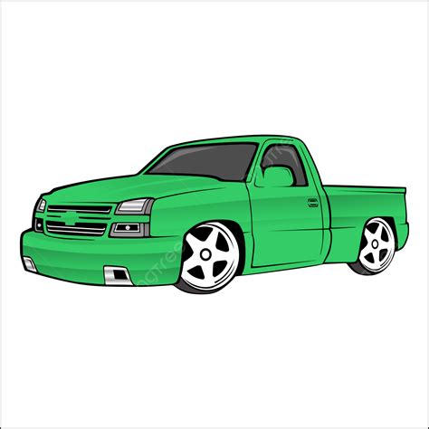 Pickup Truck PNG Transparent Pickup Truck Green Vector And Png Truck