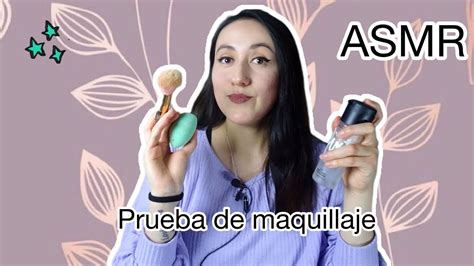 PRUEBA DE MAQUILLAJE TE MAQUILLO PARA TU BODA ASMR SOY NIZZ YouTube