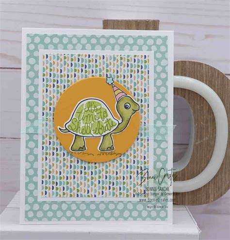 Turtle Friends Birthday Card Bonnie Sanche Stampin Up Demonstrator