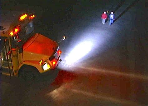 Ohio Approves Led System To Shine Light On School Bus Crossing School