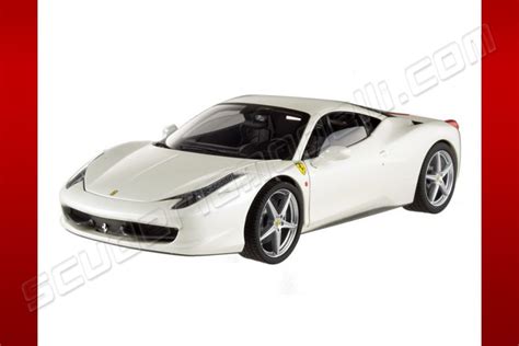 Mattel Hot Wheels 2010 Ferrari Ferrari 458 ITALIA WHITE ALONSO White