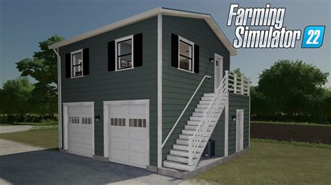 American Garage With Apartment Farming Simulator 2022 Fs 22 Ls 22