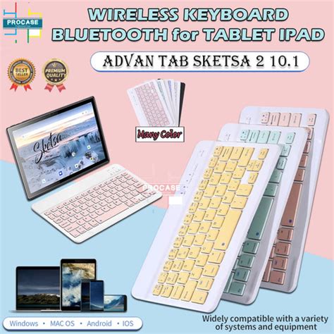 Jual ADVAN Tab Sketsa 2 10 1 Universal Slim Keyboard Wireless Bluetooth