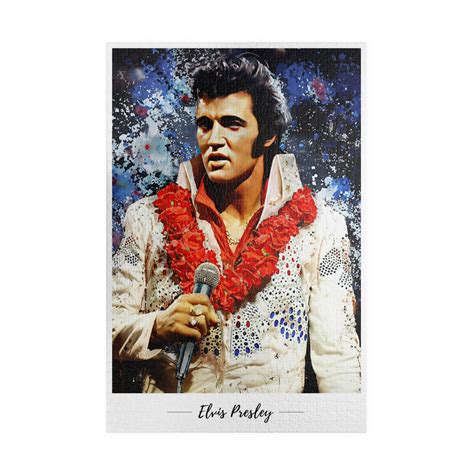 Elvis Presley Jigsaw Puzzle Pieces Gift For Puzzle Etsy