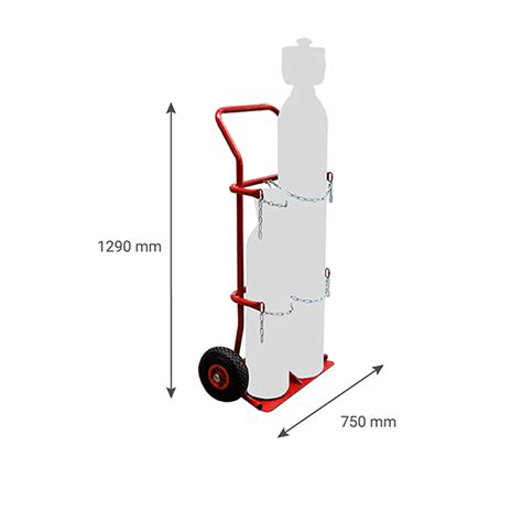 Diable porte bouteille pour atelier Spécial poste à souder