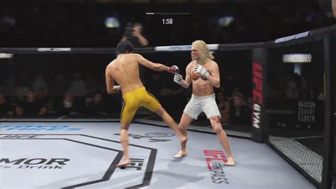 Ps Bruce Lee Vs Polina Sitnova Hot Model Ea Sports Ufc Youtube