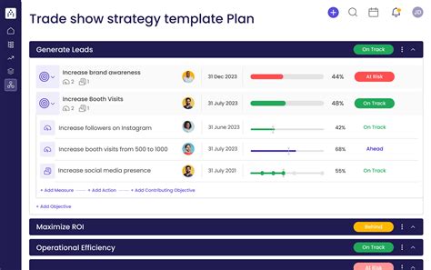 Trade show strategy template