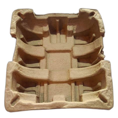 partition molded pulp tray  rs piece pulp tray  kalavad id