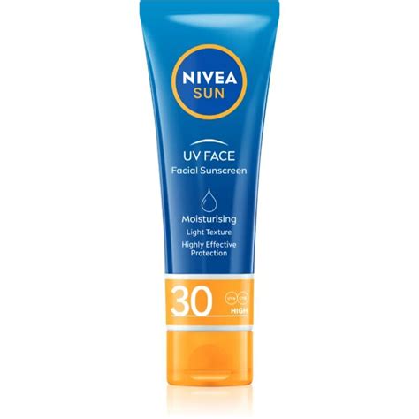 Nivea Sun Moisturising Facial Cream For Tanning Spf 30 50 Ml