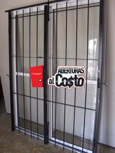 Ventana Balcón En 150x200 Con Reja Y Cerradura