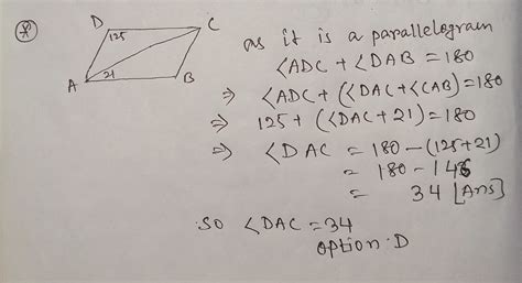 Solved 02 06 MC ABCD Is A Parallelogram With Diagonal AC If The