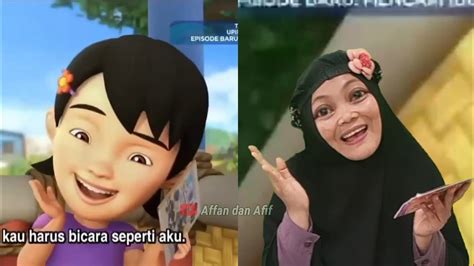 Susanti Idola Jarjit Tiru Aksi Upin Ipin YouTube