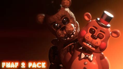 [c4d Fnaf] Fnaf 2 Retexturized Pack Youtube